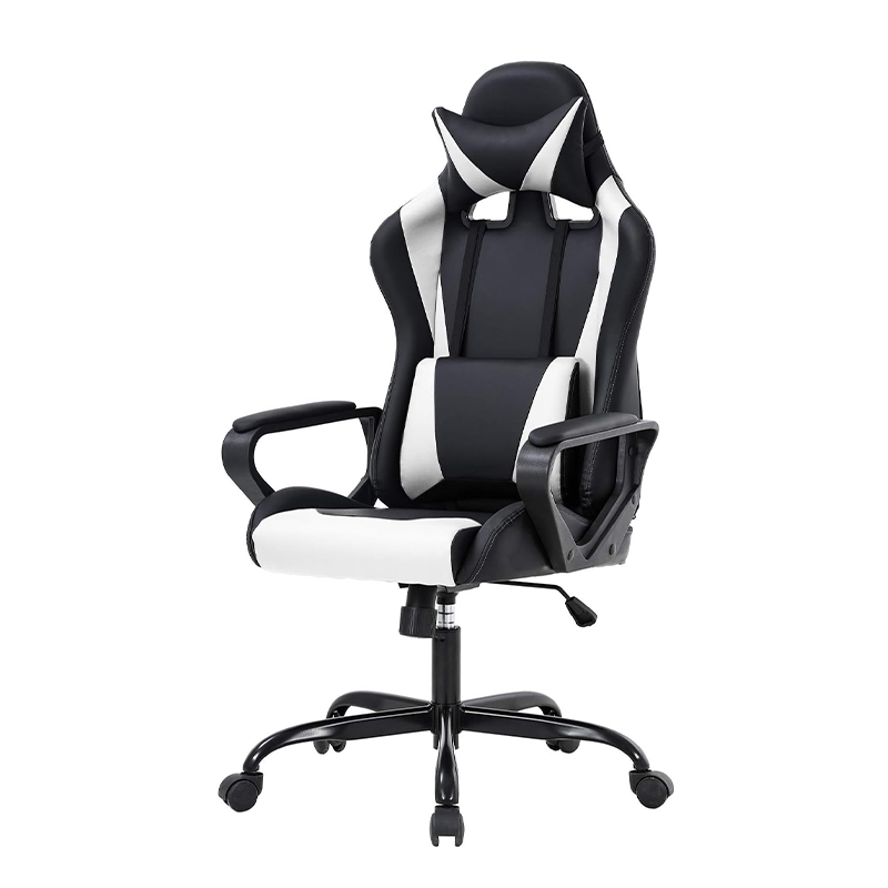 Ergonomic Gaming Chair with Adjustable Seat Height & Backrest - Breathable Mesh Material