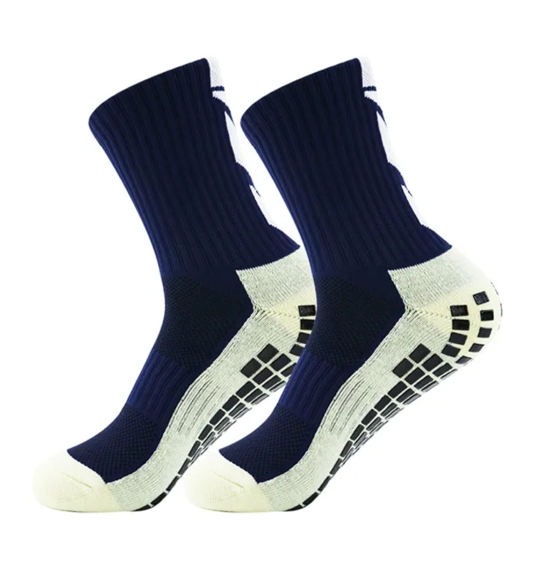 New Men Football and Women Sports Non-slip Silicone Bottom Soccer Basketball Grip Socks GG1203