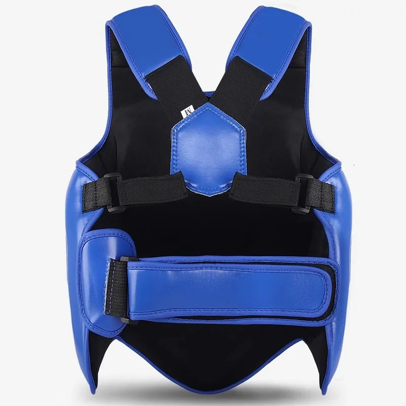 Boxing Chest Guard MMA Kickboxing Body Vest Protector Martial Arts WTF Reversible Rib Shield Taekwondo Target Training Uniform 241202