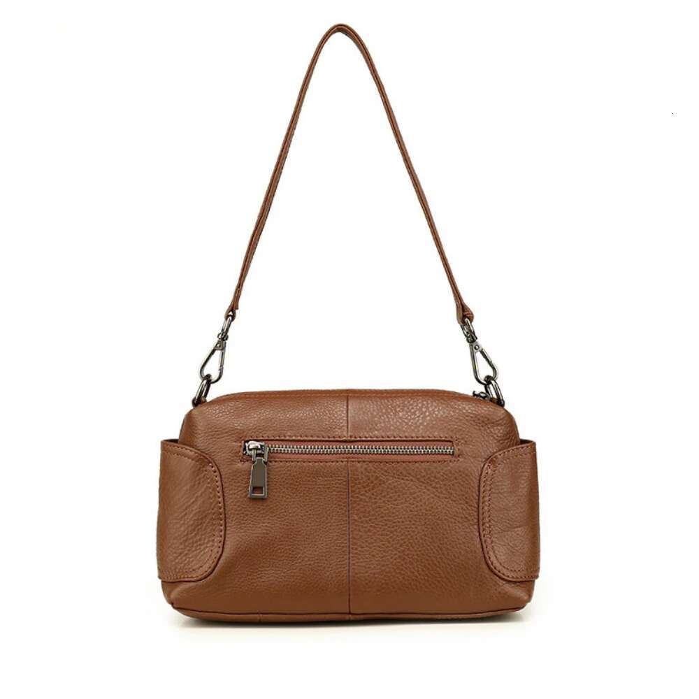 Motingsome Retro Crossbody Shoulder Bags Women Genuine Leather Cowhide Mini Tote Daily Handbag Madam Satchel New