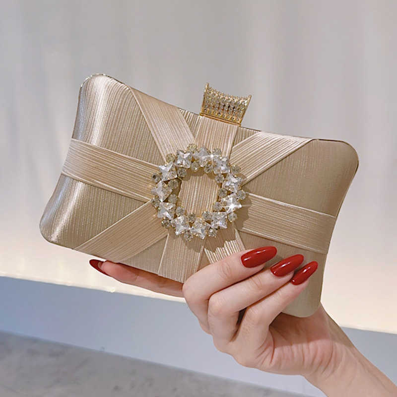 Sunflower woven metal hand-held bag with diamond inlaid square box bag, elegant dress bag, party, annual meeting, evening dress bag 241203