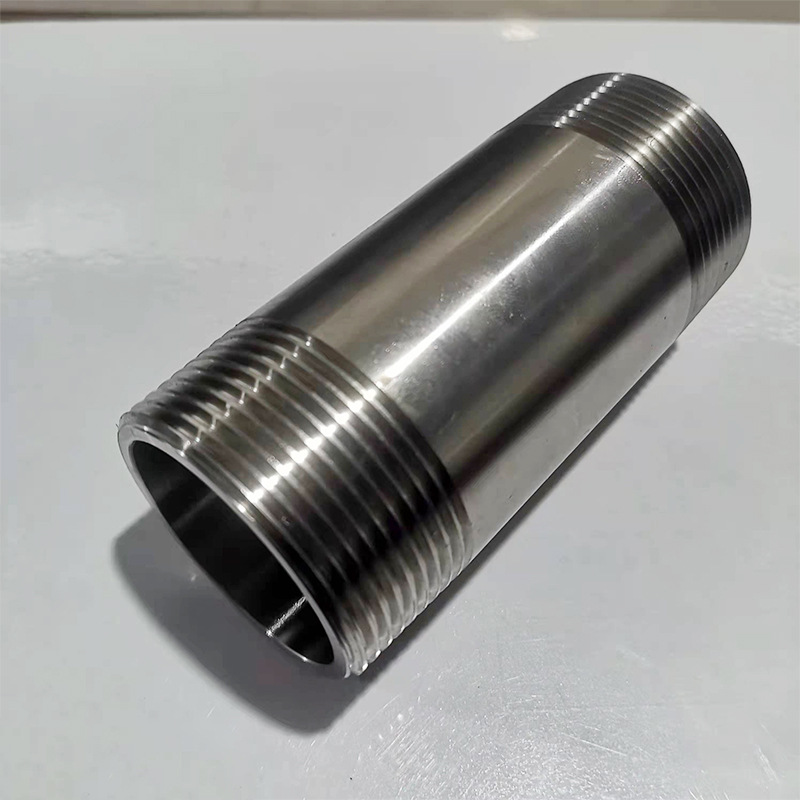 Sturdy 304 Stainless Steel Double End Threaded Extension Tube for Car Plumbing Connections
