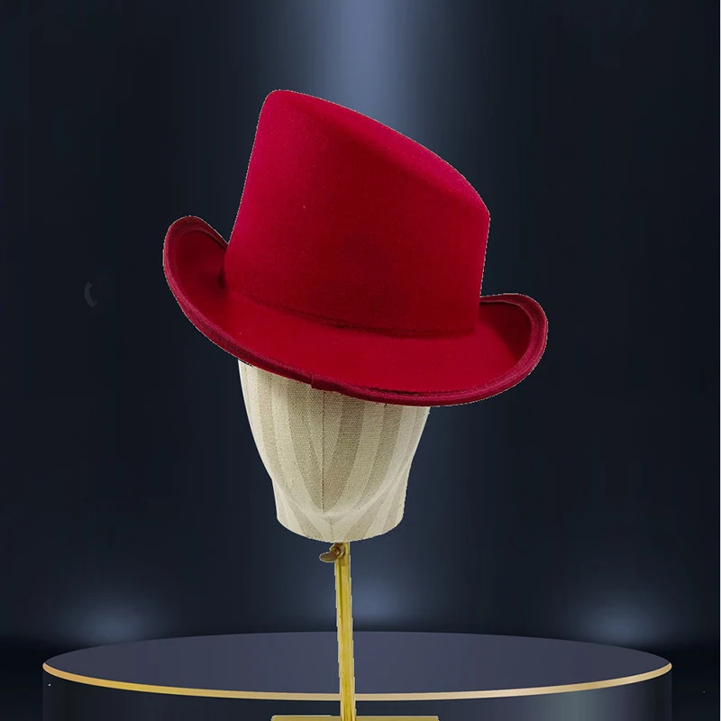 high-quality mens Fedora unisex gentleman dome hat role-playing derby bowling hat British shaped hat autumn magic hat 241203