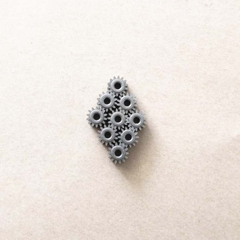 Metal Motor Gear with 0.6 Mod, 14 Teeth, Inner Diameter 3mm Precision Powder Metallurgy Straight Gear