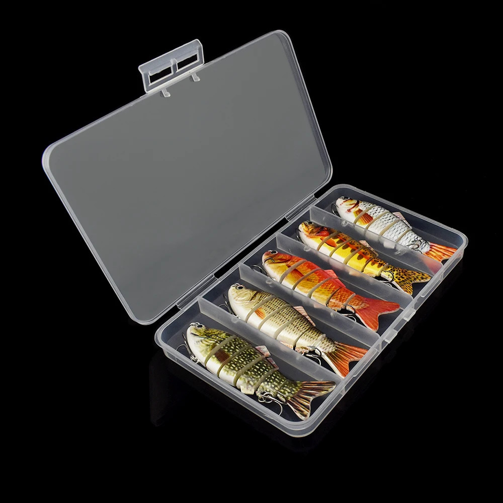 5pcs Sinking Wobbler Set Crankbaits Fishing Kit Artificial Bait Hard Lure Swimbait Pike Wobblers For Bass Fishing Tackle 241203