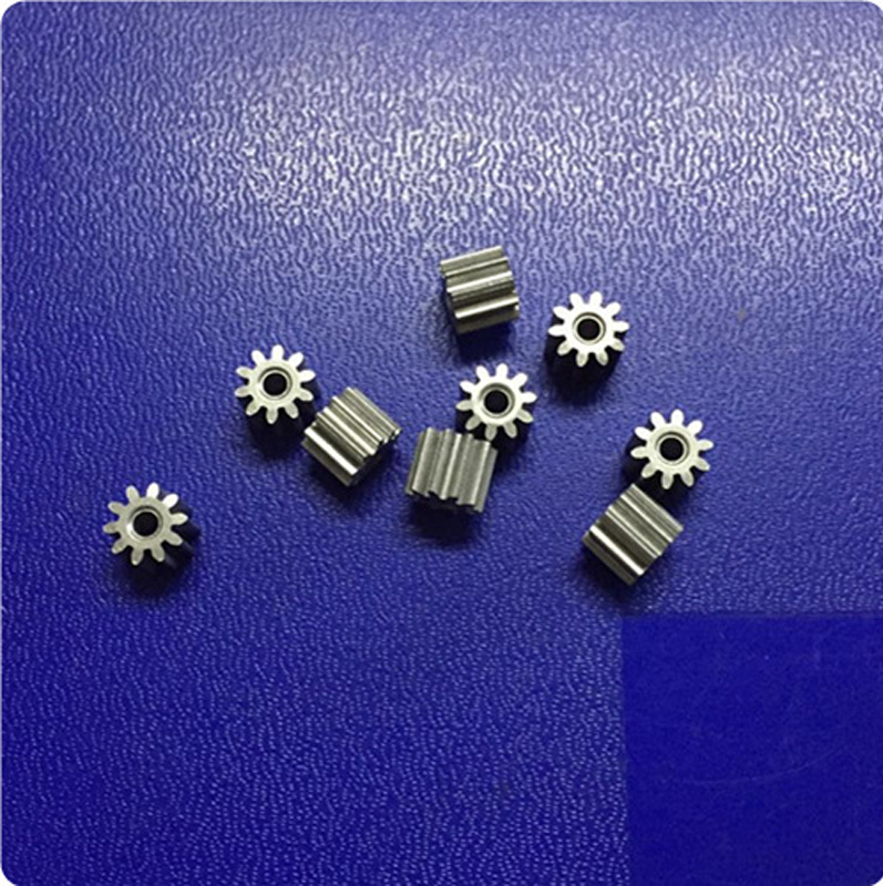 Precision Gears with Powder Metallurgy Hardened Teeth - Model 0.6, 10 Teeth, Inner Hole Diameter of 2.23mm, Length 6mm