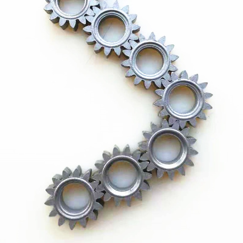 Modulus 1.0 Spur Gear - 14 Teeth, Powder Metallurgy Iron Base, Inner Diameter 8.0mm, Length 5.6mm