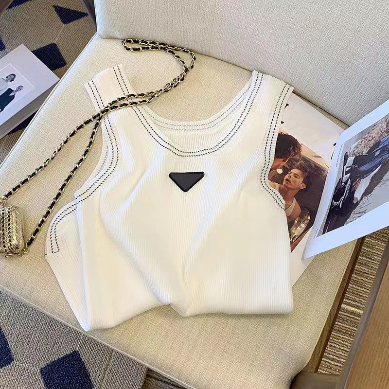 womens tank top designer tank top woman luxury women tank tops summer fashion pure cotton knitted tees clothing2