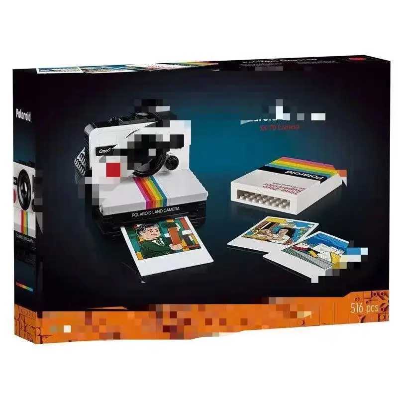 516 particle DIY building blocks SY8001SX-70 camera building blocks educational boys and girls ornaments toysXJ241203