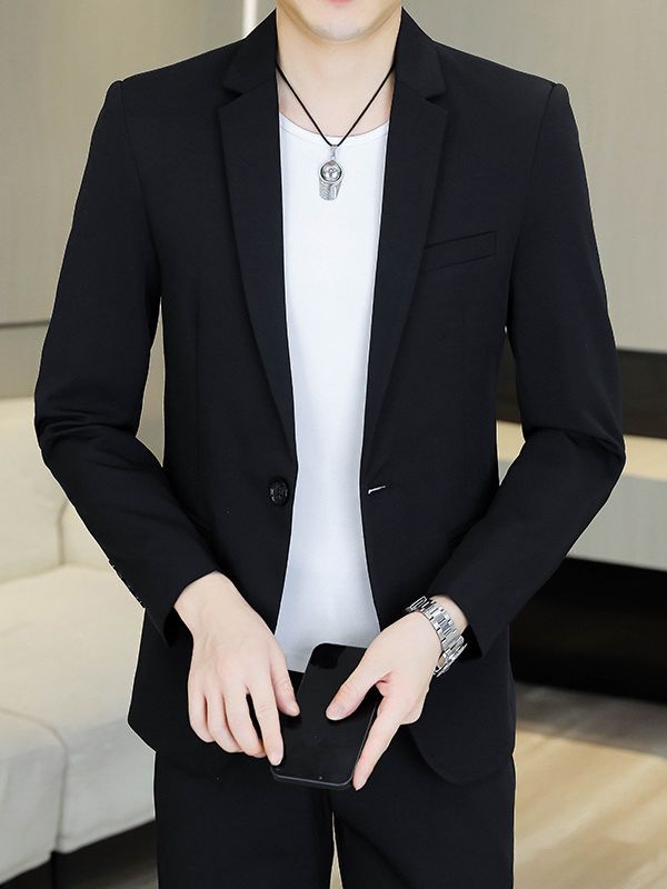 H560 Slim-fit three-piece suit for white-collar workers, work suit, groom wedding suit