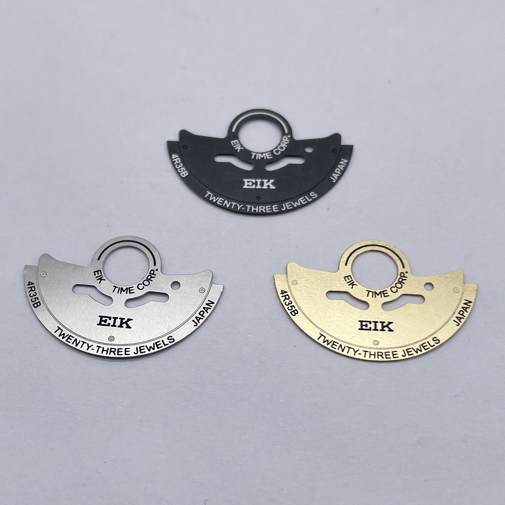 5pcs NH35A Movement Automatic Hammer Patch Metal Sheet Lettering Rotor 4R35B Rotors Fit NH35A Movement Watch Movement Parts