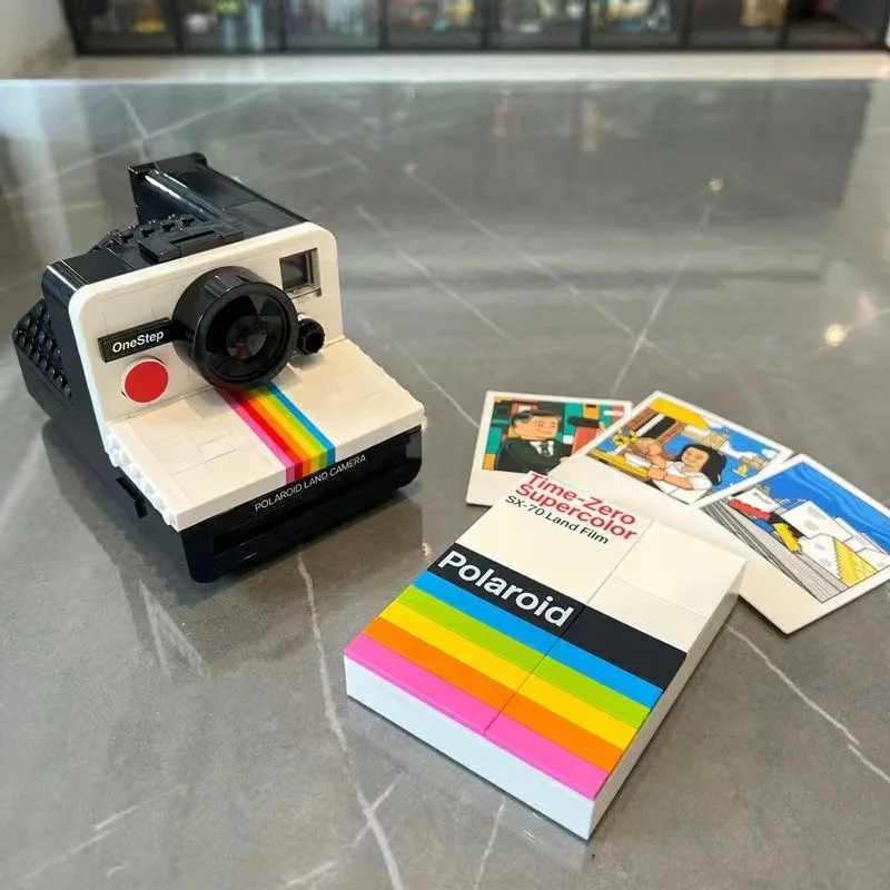 516 particle DIY building blocks SY8001SX-70 camera building blocks educational boys and girls ornaments toysXJ241203