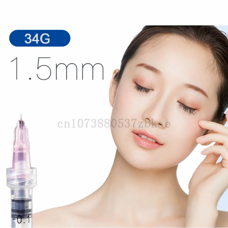 100pcs/Box Tattoo Needles 34g Needles 1.5mm 2.5mm 4mm Used for Beauty Syringes Filling Safety Needles Hand Tool Parts 241202