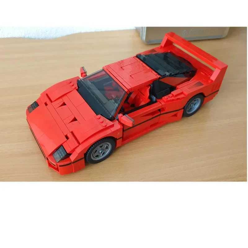 Classic Racing 10248 F40 Compatible MOC-49743 Sports Car 1192 PCS Splicing Assembly Building Block Toy Model DIY Kids GiftXJ241203