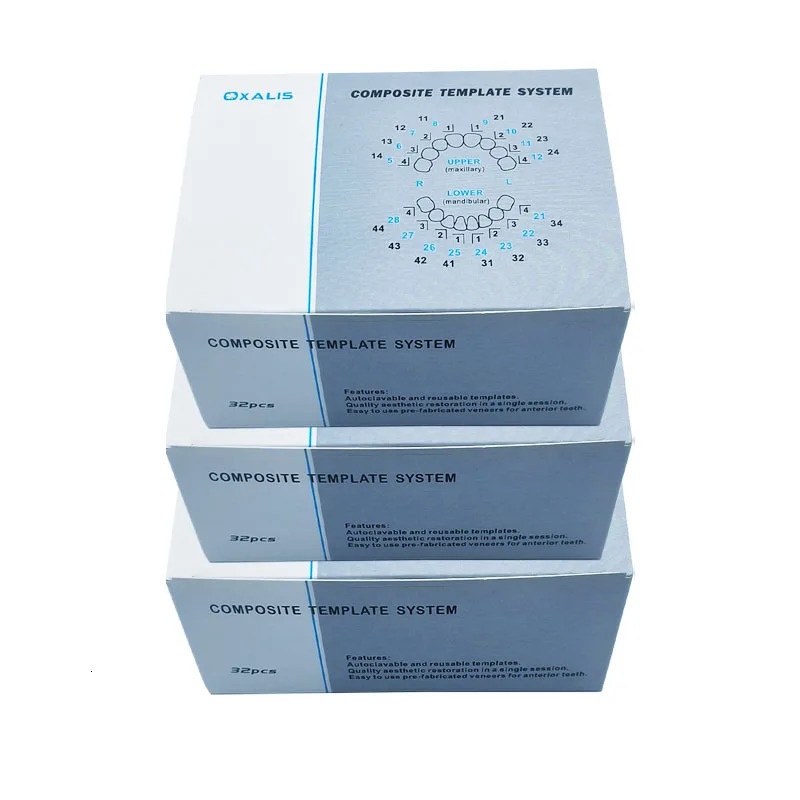 32 dental veneer molding kits composite resin molded porcelain veneers aesthetic composite front teeth whitening tools 241203