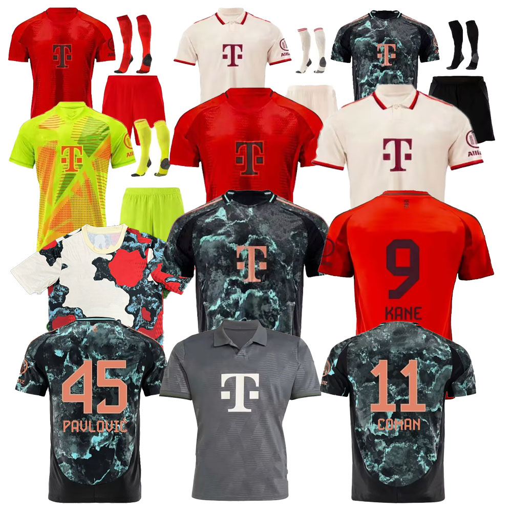 KANE 24 25 26 BAYERNS MUNICH Soccer Jerseys MUSIALA DE LIGT Player Child Kits SANE HERNANDEZ Oktoberfest GNABRY ITO MULLER DAVIES Shirt