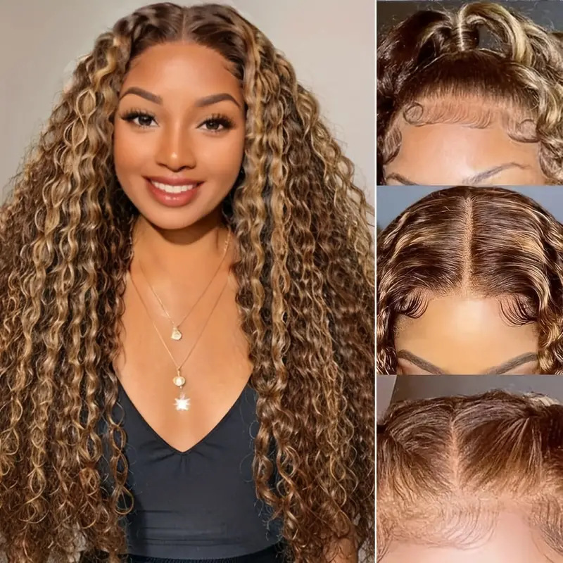 13x4 Body Wave Wigs Curly Black Color 360 Glueless 280density Lace Front Wig Simulation Human Hair 36 Inch HD Naturally Straight Wigs for Women Transp