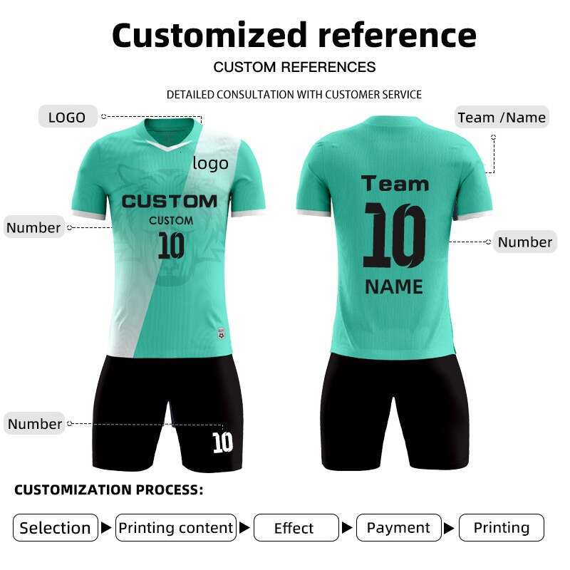 2025 Adult Kids Football Jersey Men Boy Customize Soccer Uniforms Kit Sports Clothes Women Futsal Sportswear Training Tracksuit Child