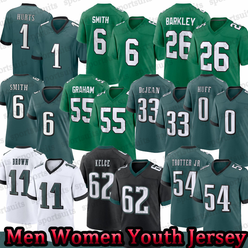 2024 new Football Jerseys A.J. Brown eaglesjerseys Brandon Jason Kelce Darius Slay Jr Lane Johnson Kenny Pickett 90 Davis 68 Mailata Jalen Carter Jerseys