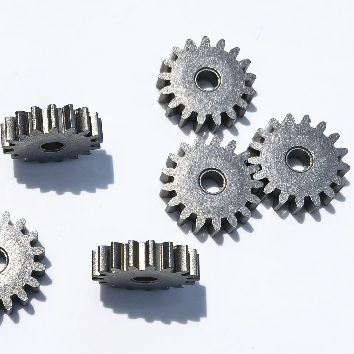 Module 1, 17 Tooth Iron Based Cylinder Gear, Inner Dia 4.2mm, Produced via Powder Metallurgy Method