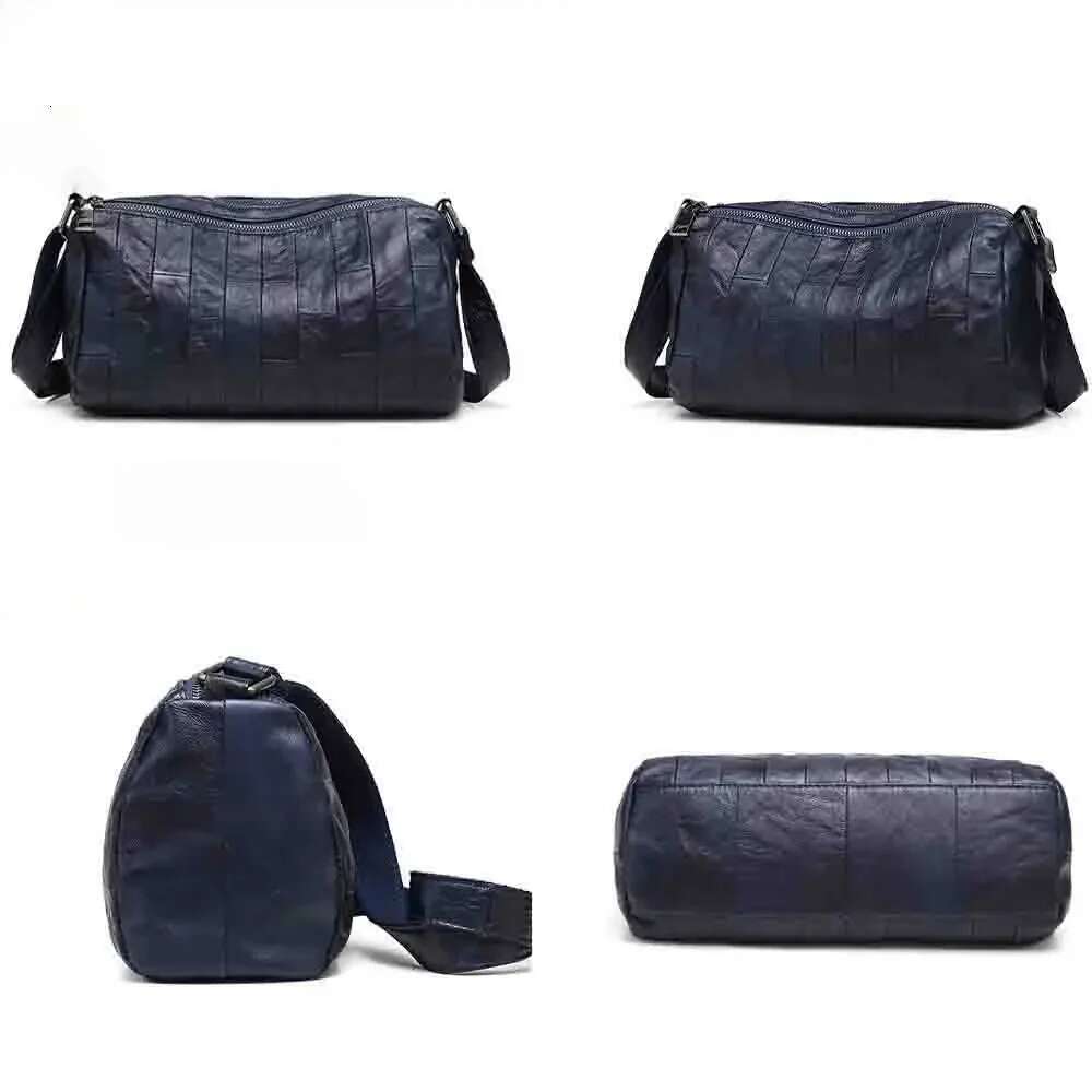 Motingsome Cowhide Women Shoulder Real Natural Leather Hobos Double Compartment Ladies Pouch Messenger Bag New