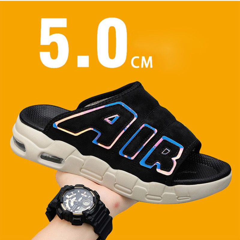Slippers 2024 Men's Fashion Casual Sports Air Cushion Summer Open-Toe Beach Slipper Designer Mens Slides 1cf