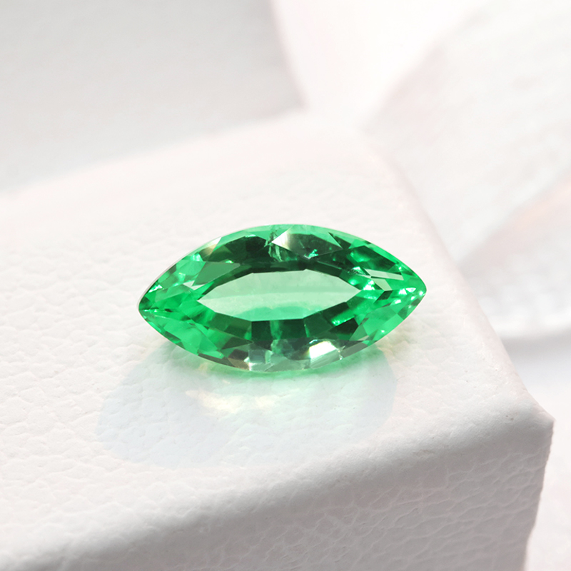 Marquise Lab Grown Emerald 1 carat 3 carat 5 carat Muzo Green Verdant Green Emerald VVS VS AGL certificate Lab Emerald wholesale