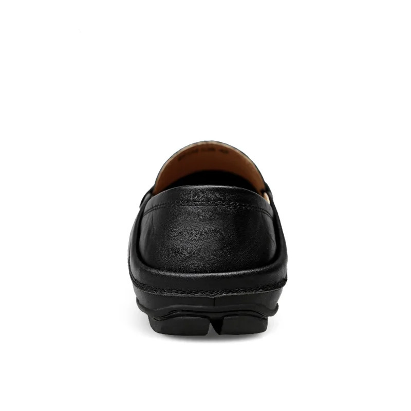 Italian Mens Shoes Casual Summer Men Loafers Genuine Leather Moccasins Light Breathable Slip on Boat Shoes JKPUDUN 241202