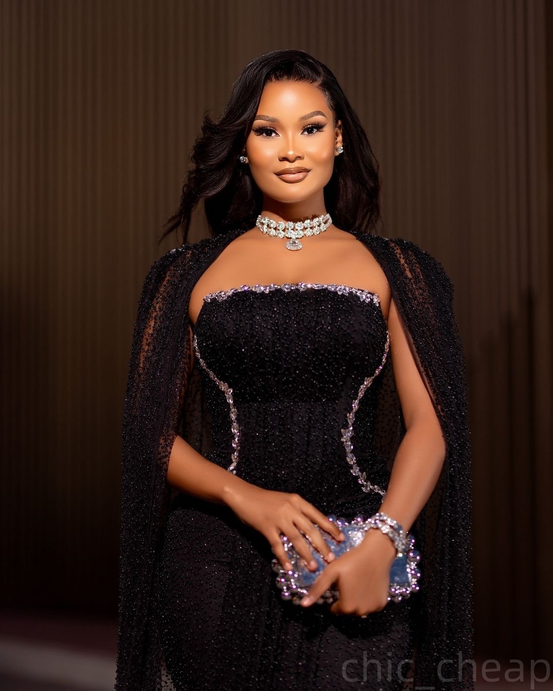Black Mermaid Prom Dresses 2024 Rhinestones Two Pieces Sequined Evening Formal Party Second Birthday Engagement Gowns Plus Size Dress For Special Occa