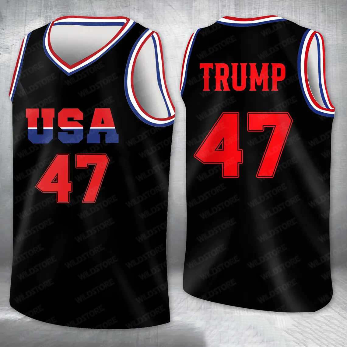 45 47 Movie Basketball Jerseys Stitched S-3XL You Missed Twice Make strong again Sports Jerseys