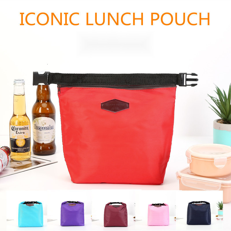 Portable Thermal Insulated Cooler Lunch Bag Outdoor Lunch Storage Bag Thermal Lunch Organizer Tote Bag For Work School Picnic