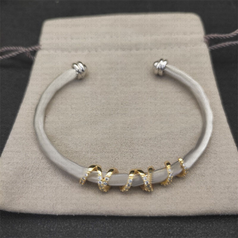 wire bracelet armband cable luxury bracelets bangle designer for women men fashion jewelry gold silver pearl cross diamond hip hot jewelrys party wedding gift