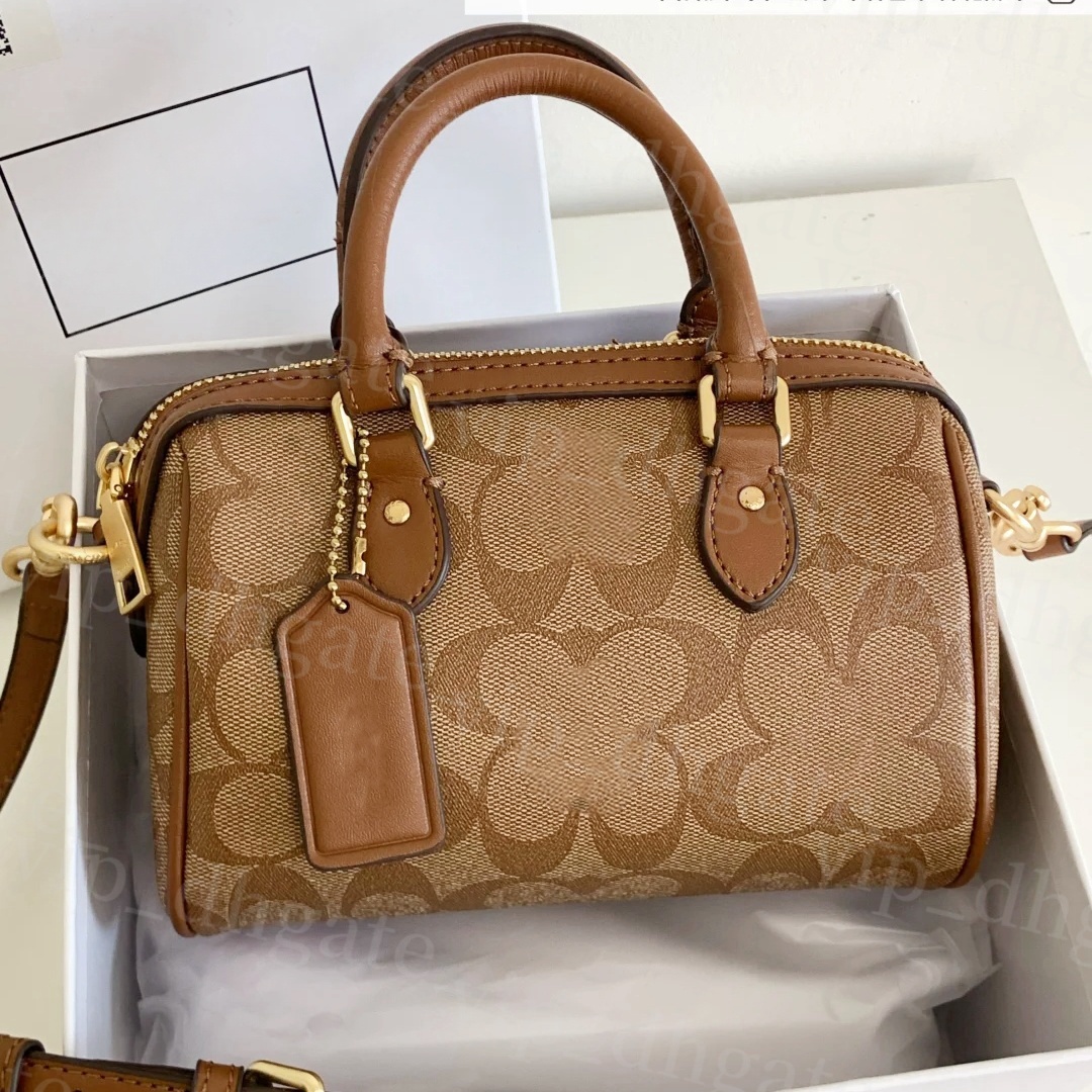 Womens Designer tote bag Luxury mini rowan shoulder bag Mens Sac luxe Pillow handbag boston Luggage crossbody bag DHgate Fashion Leather clutch pochette travel bags