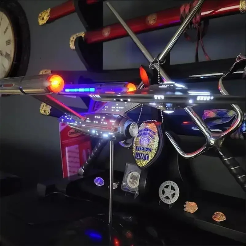 Metal Aircraft Replica Aircraft Star Treks Enterprise 1 1000 Model Assembly Starship Handmade Decoration Collectibles Toys Gifts 241203