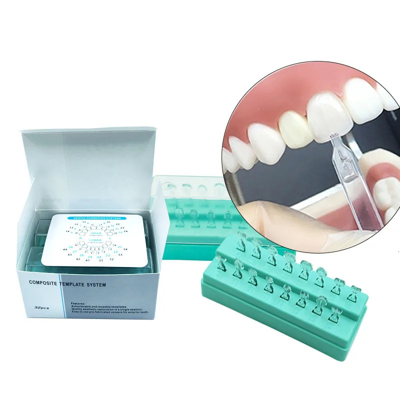 32 dental veneer molding kits composite resin molded porcelain veneers aesthetic composite front teeth whitening tools 241203