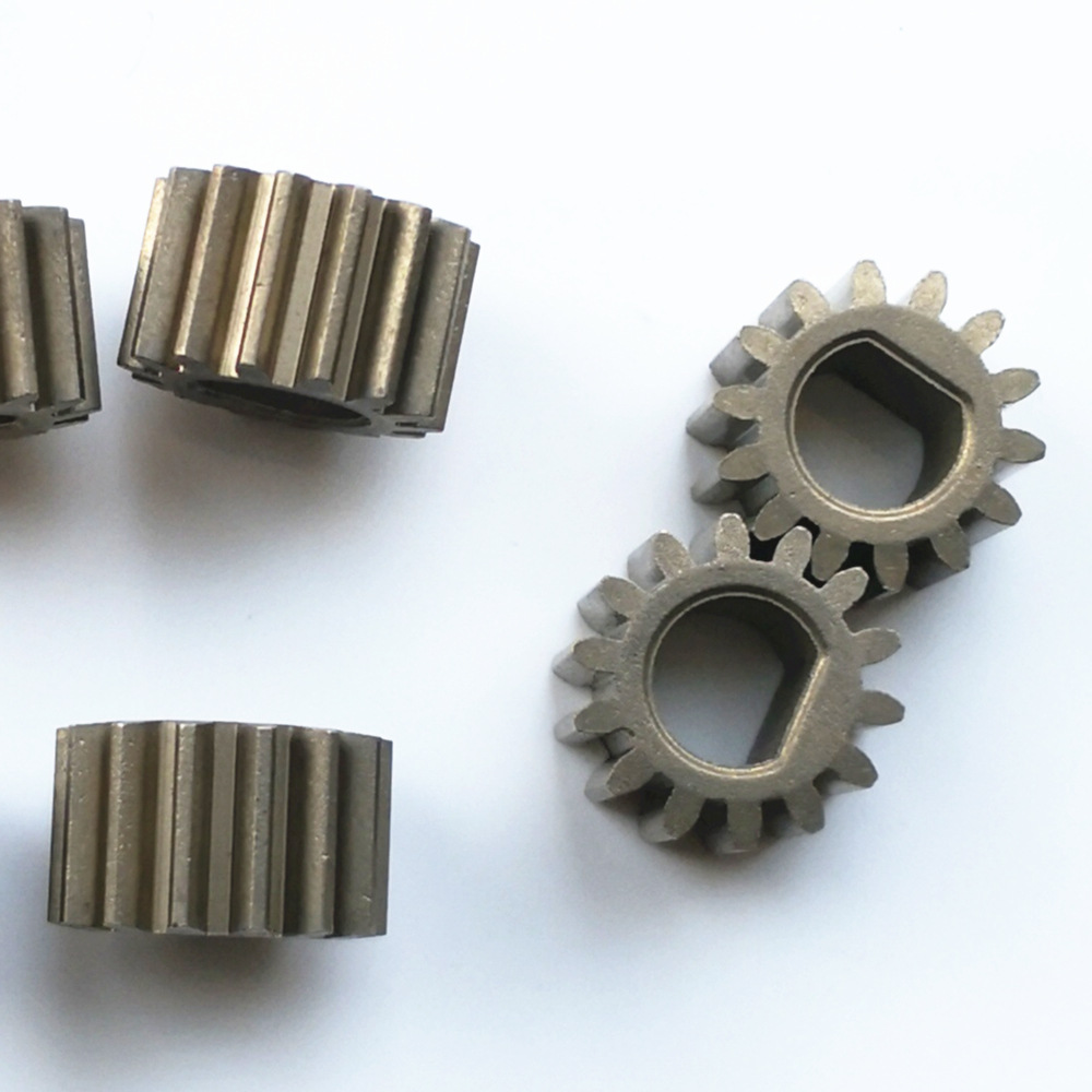Modulus 1.0 Internal Diameter 8D Powder Metallurgy Iron Base Motor Gear with Heat Treatment for Wear Resistance - 14 Teeth Straight Bevel Gears