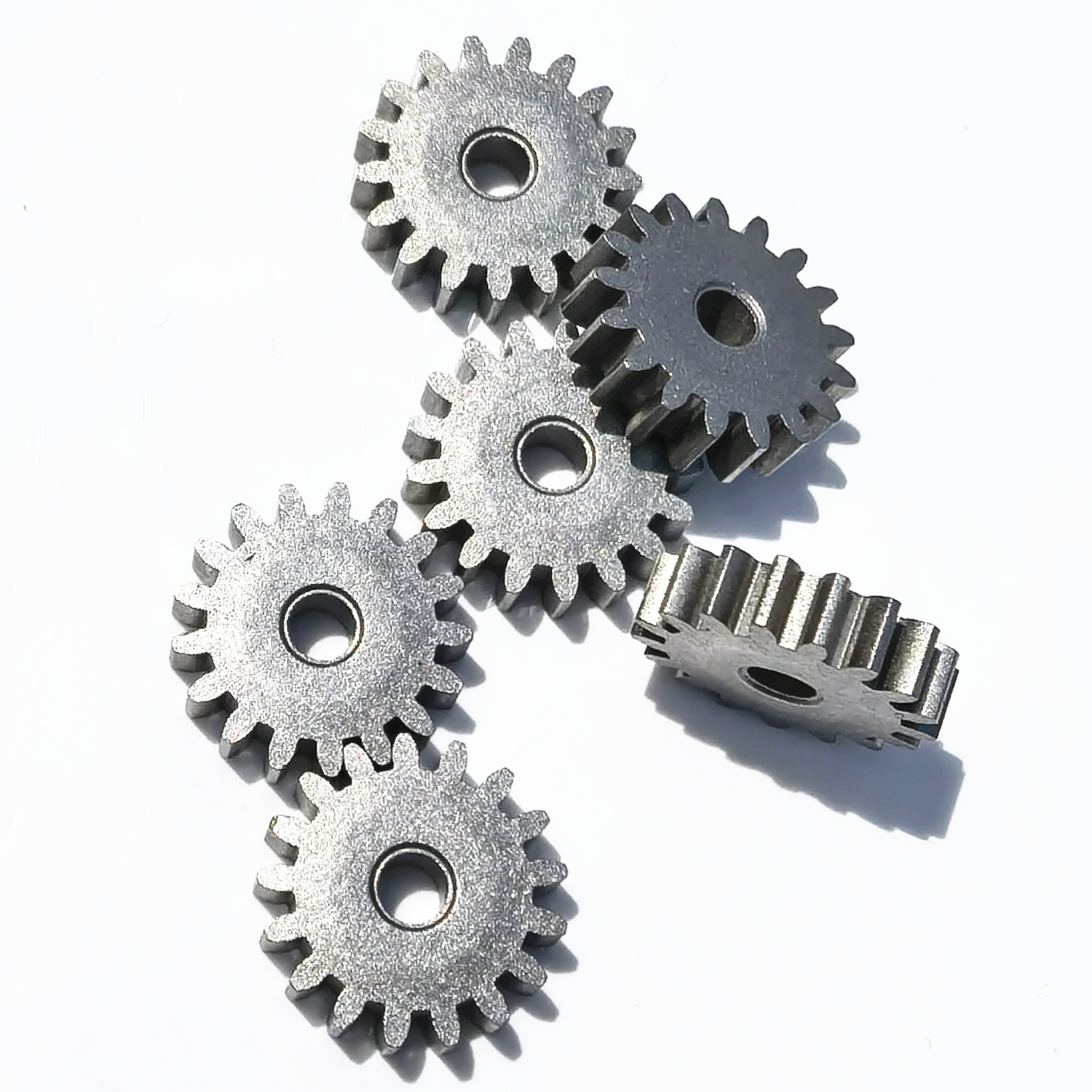 Module 1, 17 Tooth Iron Based Cylinder Gear, Inner Dia 4.2mm, Produced via Powder Metallurgy Method
