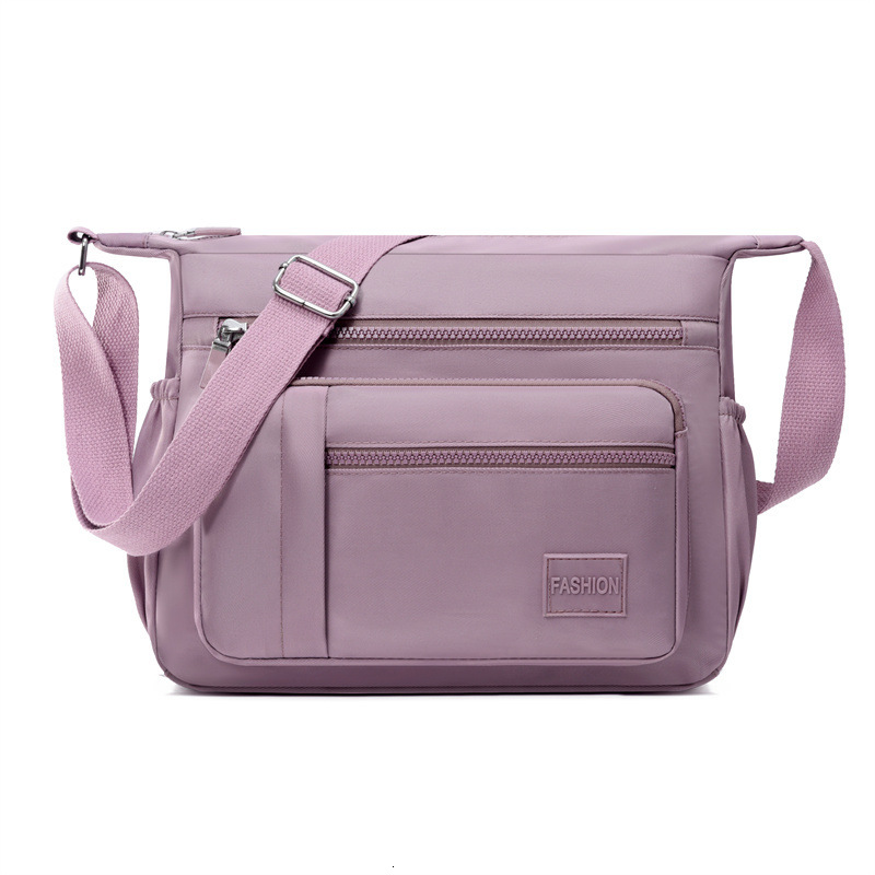 2025S designer casual nylon fabric versatile crossbody fashionable commuting new simple lightweight large capacity women shoulder bag