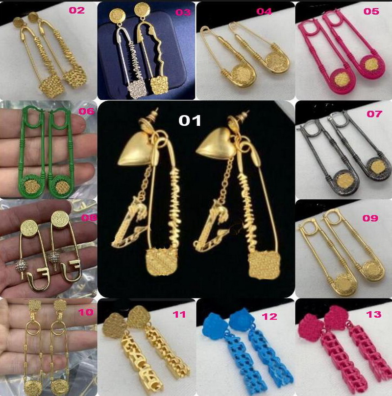 Famous Designers Dangle Pearl Earring Stud Hoop Geometric Women Tassel Medusa Rhinestone Pearl Earrings Wedding Party Jewelry Gifts