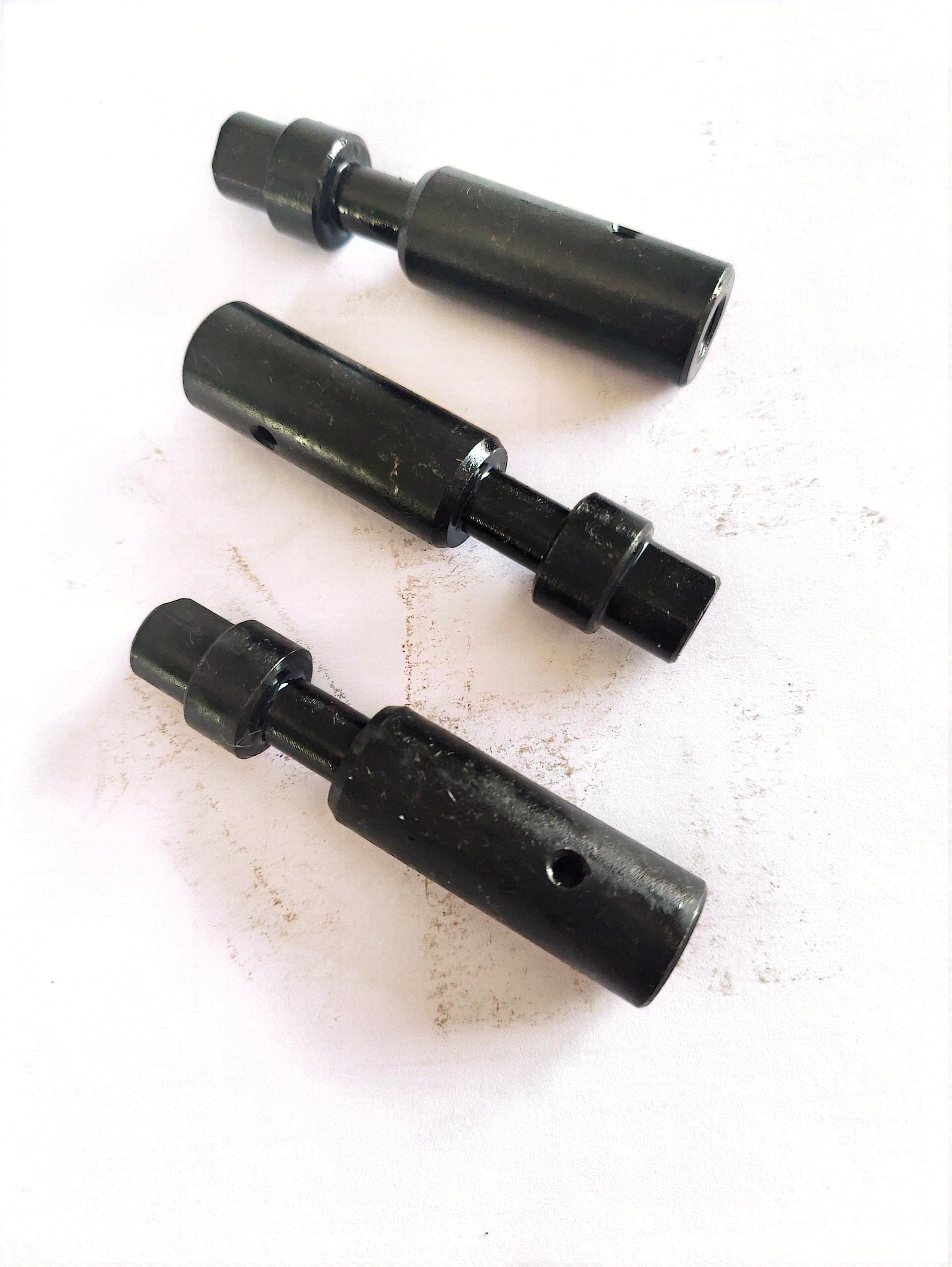 Universal Motor Transformation Extension Rod for Bench Sanders and Grinders