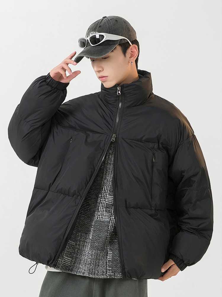 Brand mens Thick Jacket Fashion Park Smooth mens Winter Warm Thick Jacket High Quality Jacket W240920