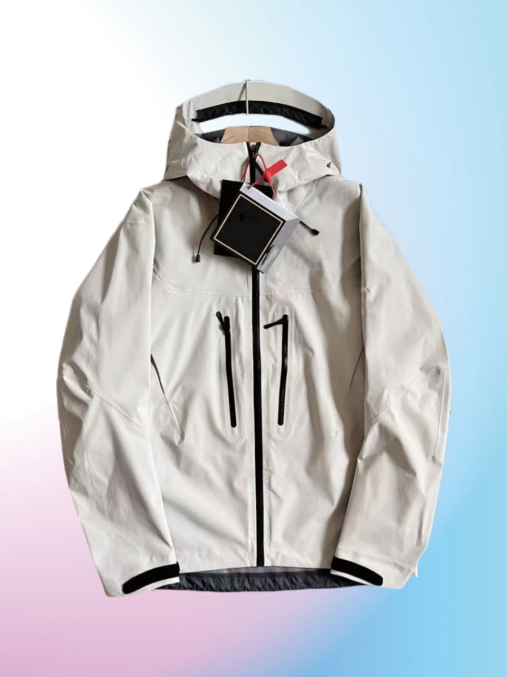 Mens Three-Layer Outdoor Waterproof For Men Male Casual Hiking Bone Bird Arc Beanie Man Jackets Coat Clothing 357