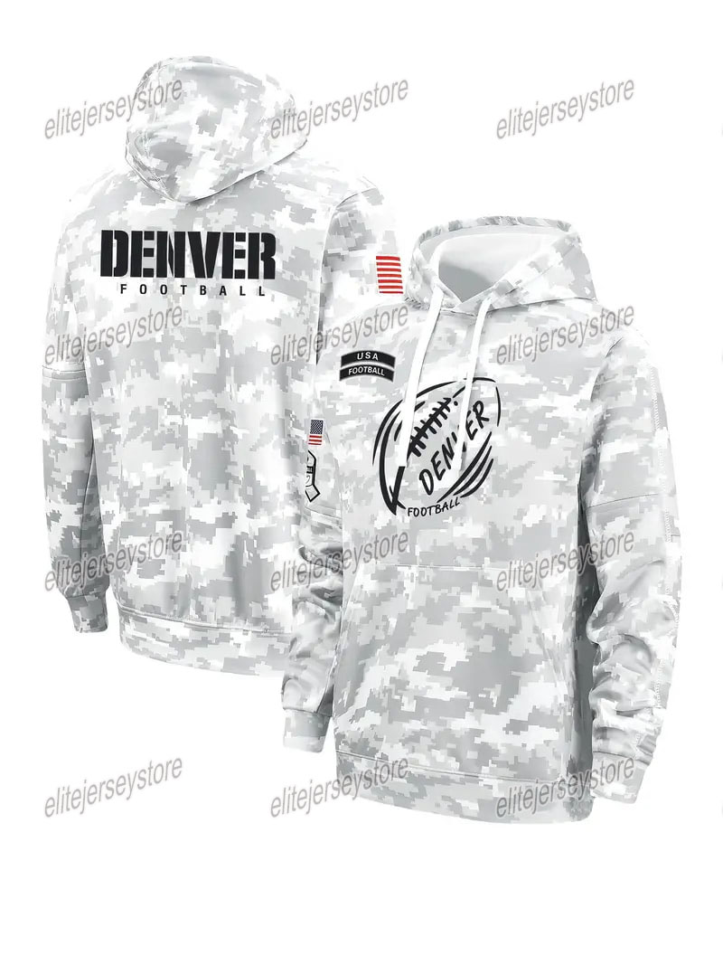 2024 Camo Salute To Service Pullover Football Hoodie Jersey Mens Women Youth