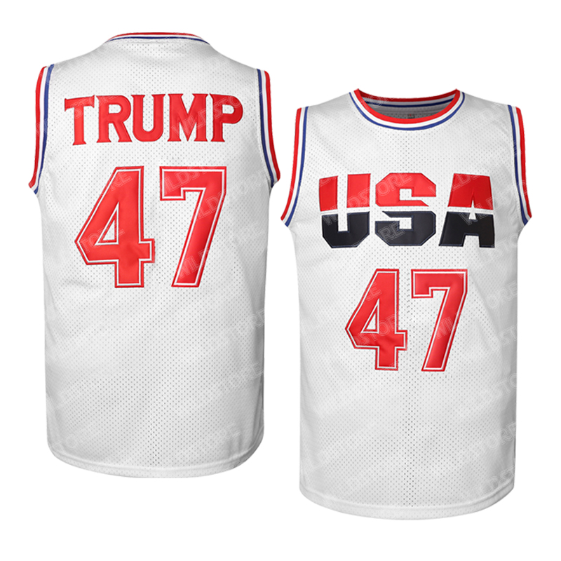 45 47 Movie Basketball Jerseys Stitched S-3XL You Missed Twice Make strong again Sports Jerseys