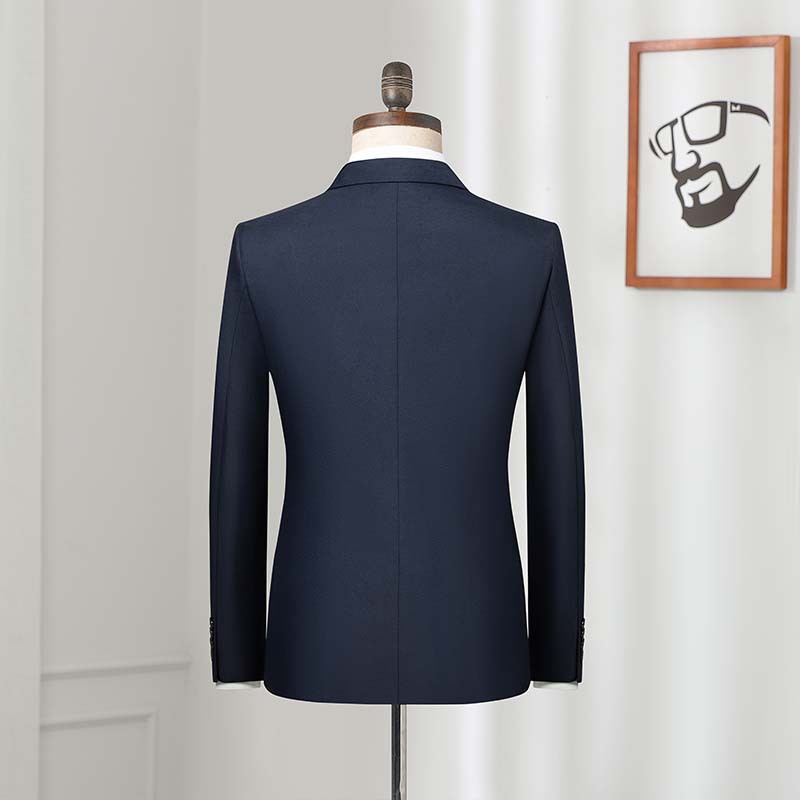 H46 Men's formal urban business suit and trousers two-piece suit