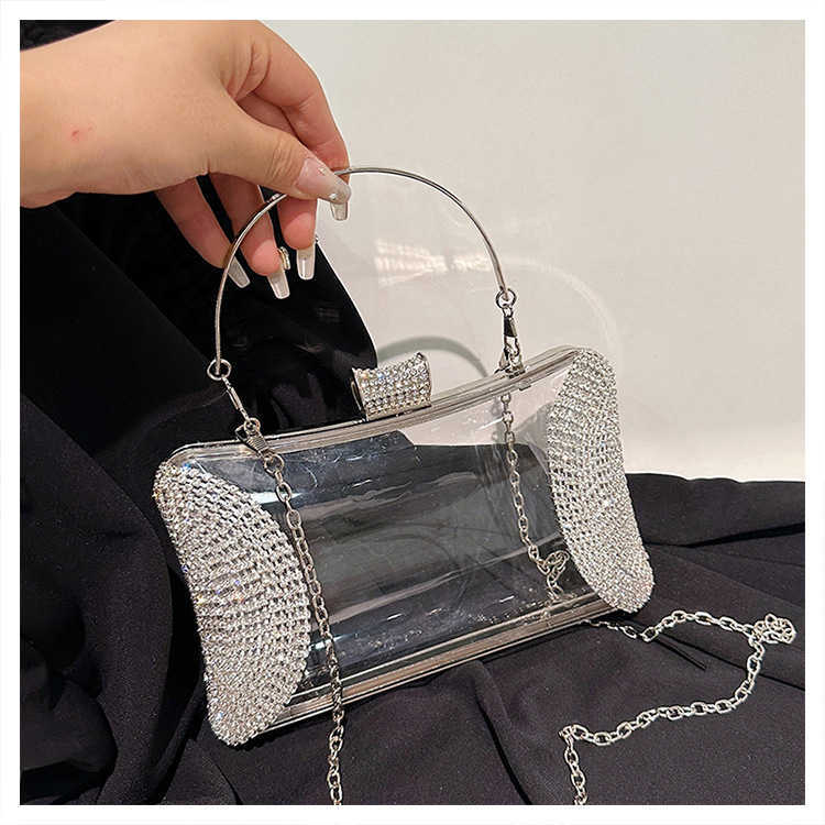 2024 new banquet bag, high-end fashion chain bag, personalized Korean version women's bag