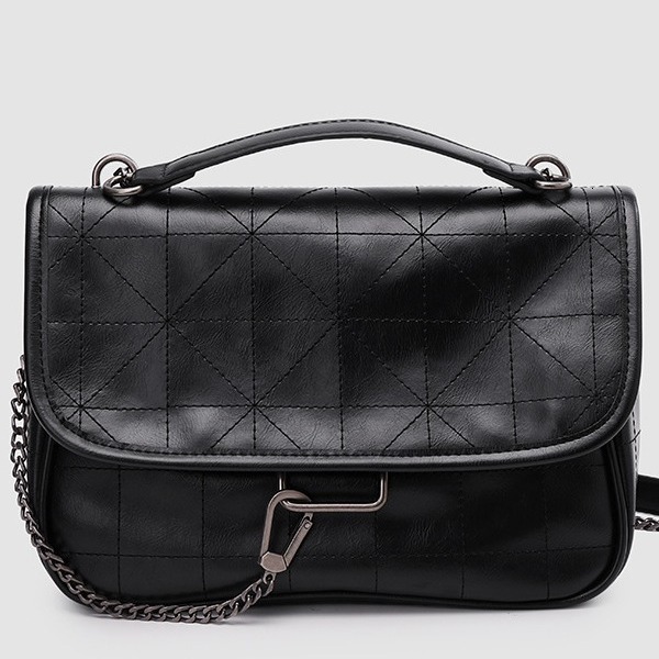 2025S designer New women bag black all-match rock bag shoulder bag messenger bag rhombus chain bag stray bag ladies bag