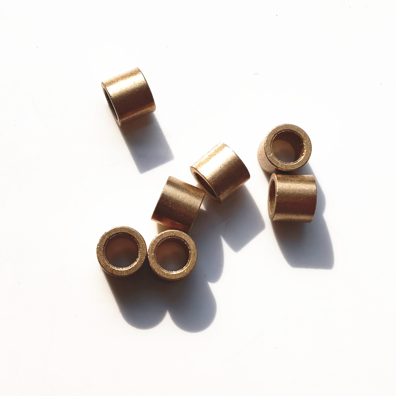 Powder Metallurgy Copper Bushing with Oil-Impregnated Bearing - ID 4mm x OD 6mm x Length 5mm