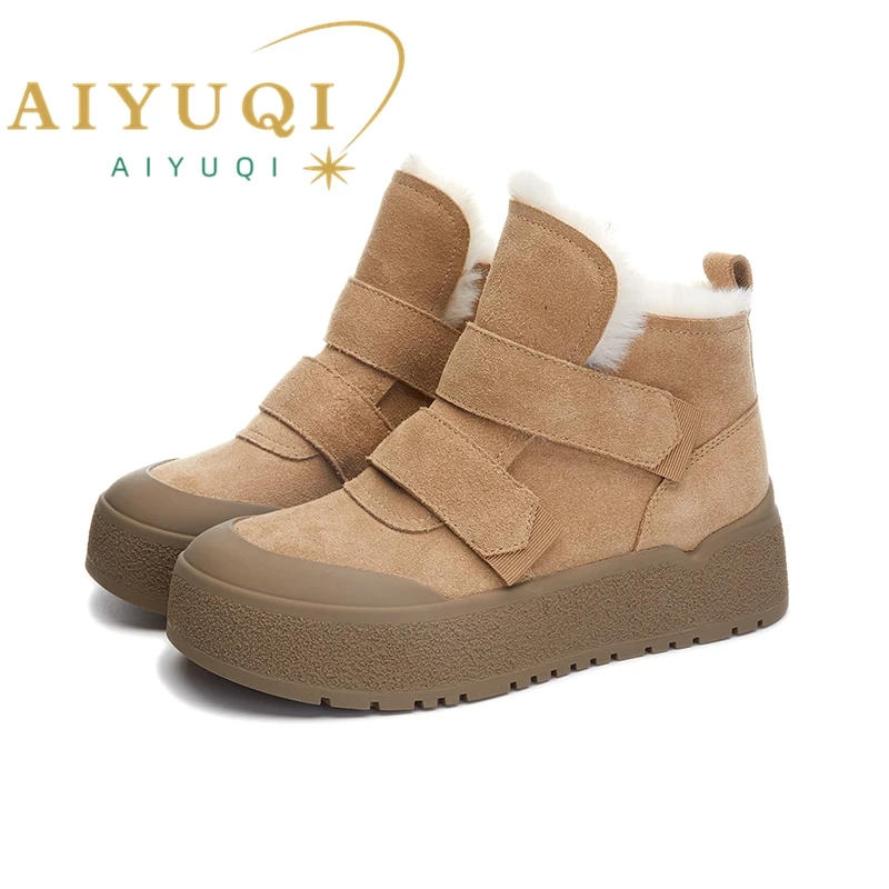 Women Snow Boots Non-slip Warm Short Boots Women's Winter Warm Female Ankle Boots Cotton Shoes