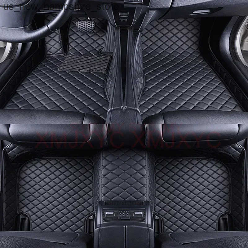 Floor Mats Carpets Custom 3D Car Floor Mats for BMW 7 Series G70 F01 2008-2015 F02 Long G11 G12 Long Interior Accessories Artificial Leather J241204